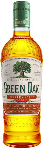 Настоянка Green Oak Перцева з медом 40% 0.5 л